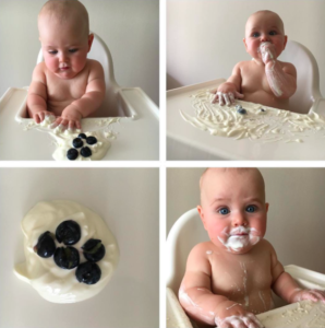 Ava at 6.5mo - Baby led weaning