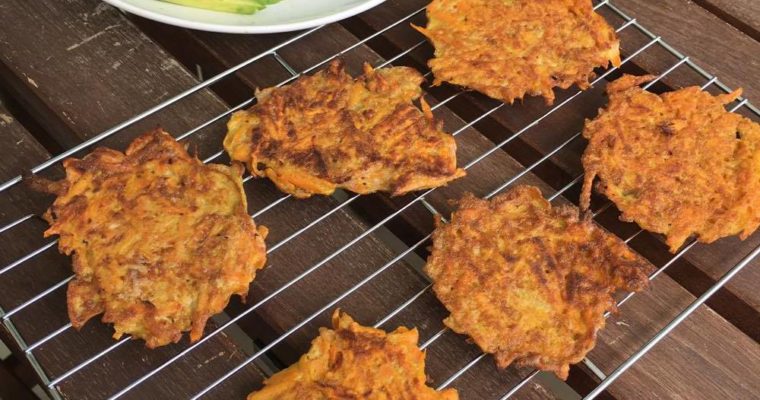 3-Ingredient Sweet Potato Fritters