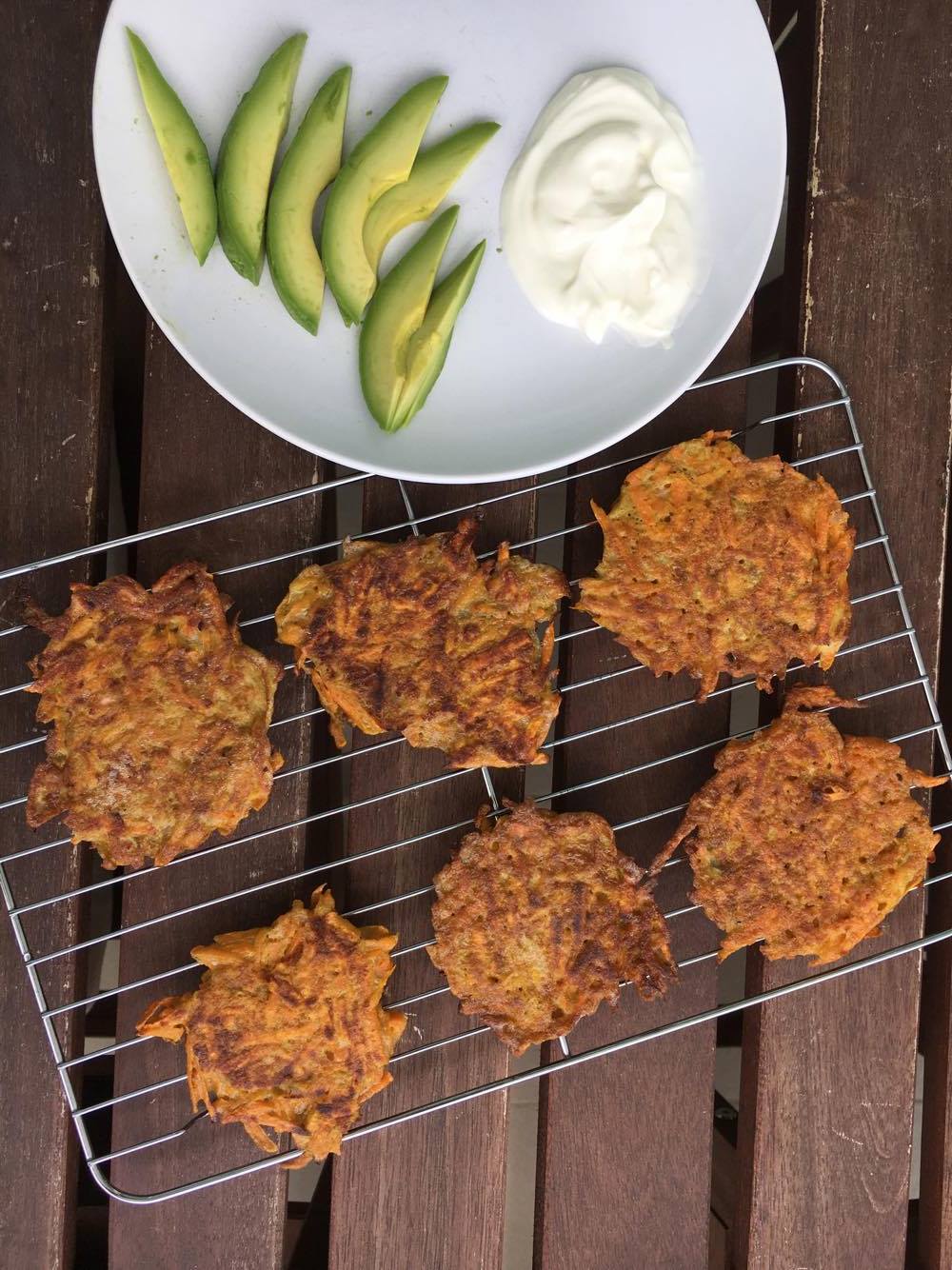BLW sweet potato fritters