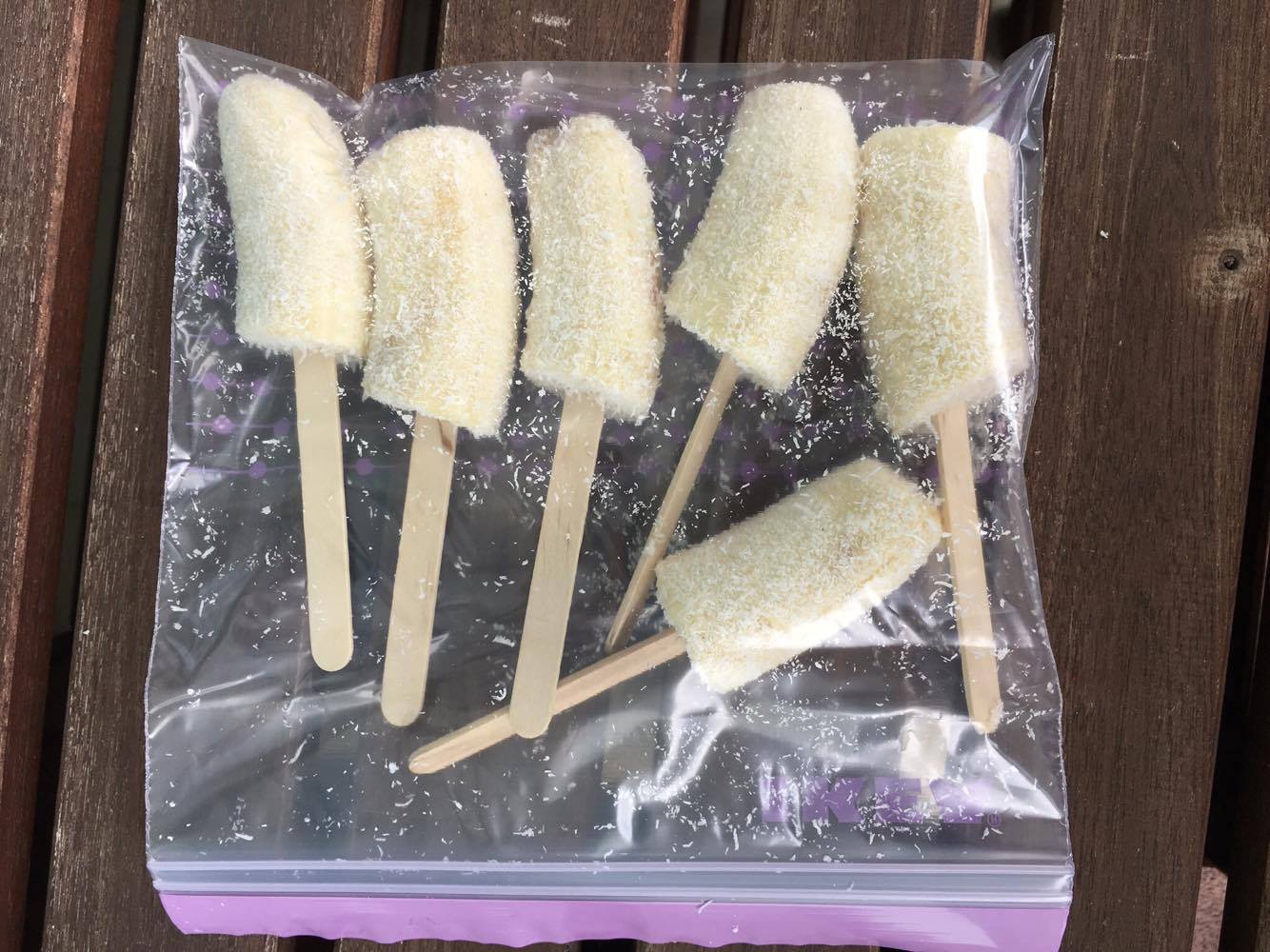 banana sticks