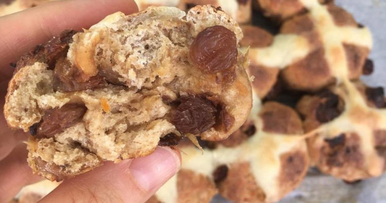 Healthy Hot Cross Buns