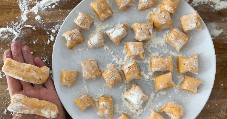 Sweet Potato Gnocchi (3 ingredients)