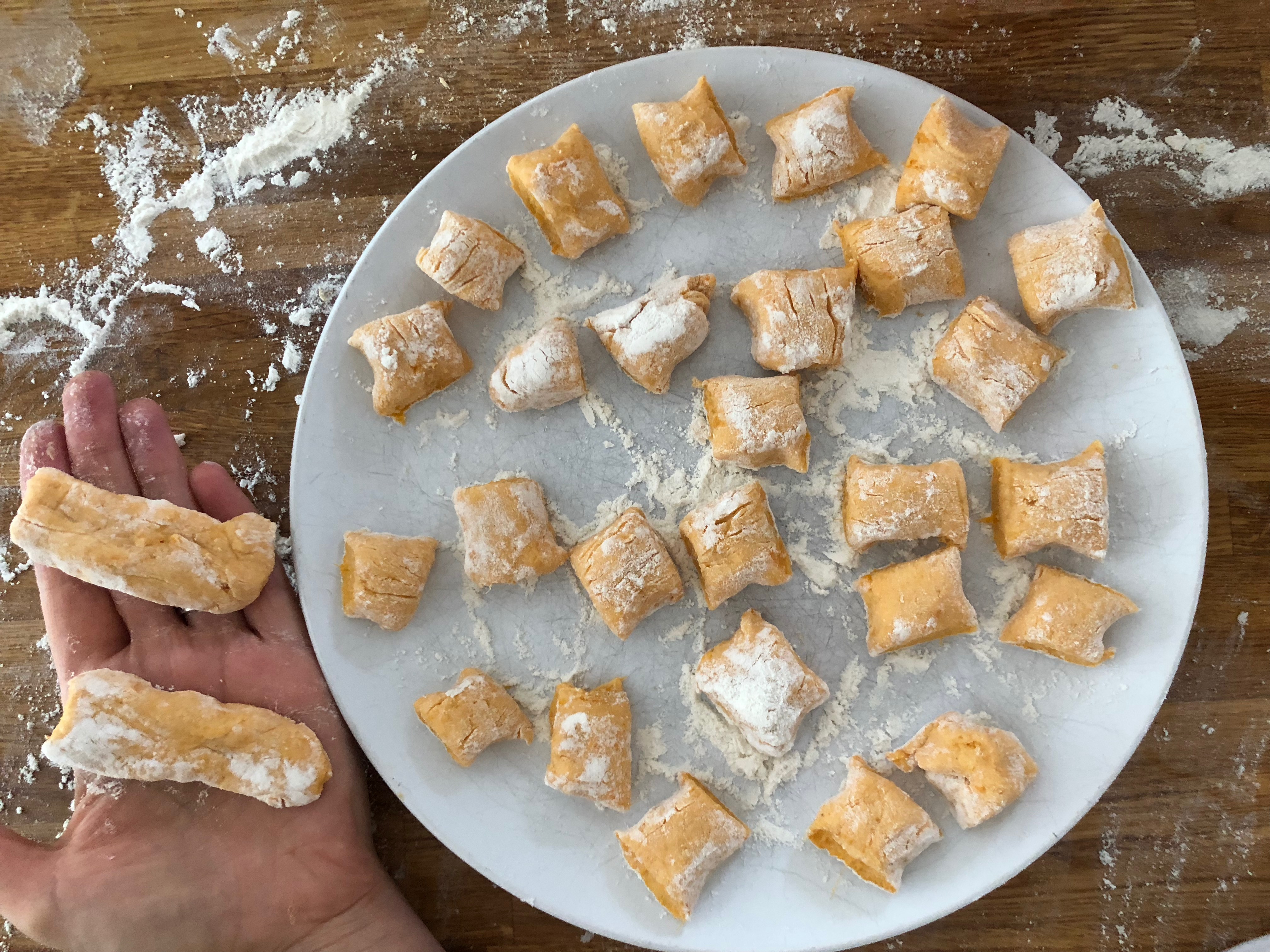 Sweet Potato Gnocchi (3 ingredients)