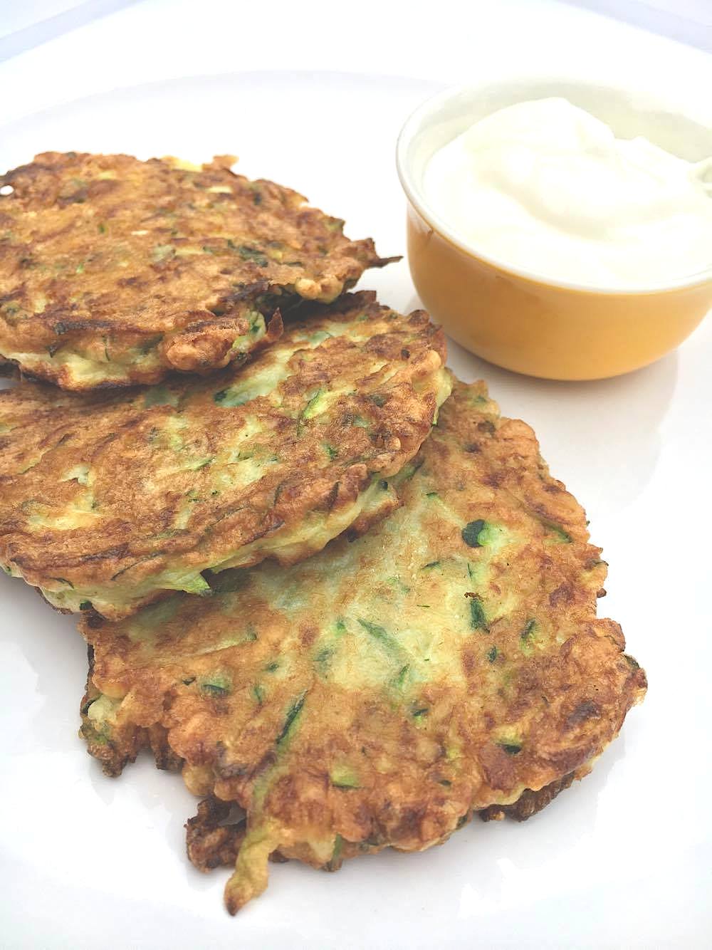 3-Ingredient Zucchini Fritters