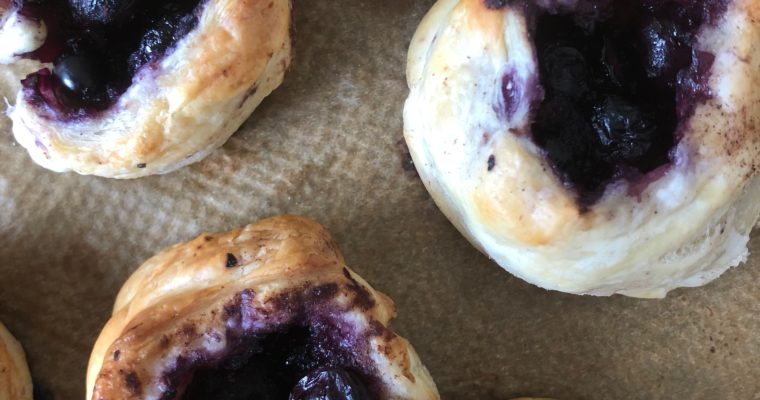 Apple & Blueberry Pinwheels (4 ingredients)