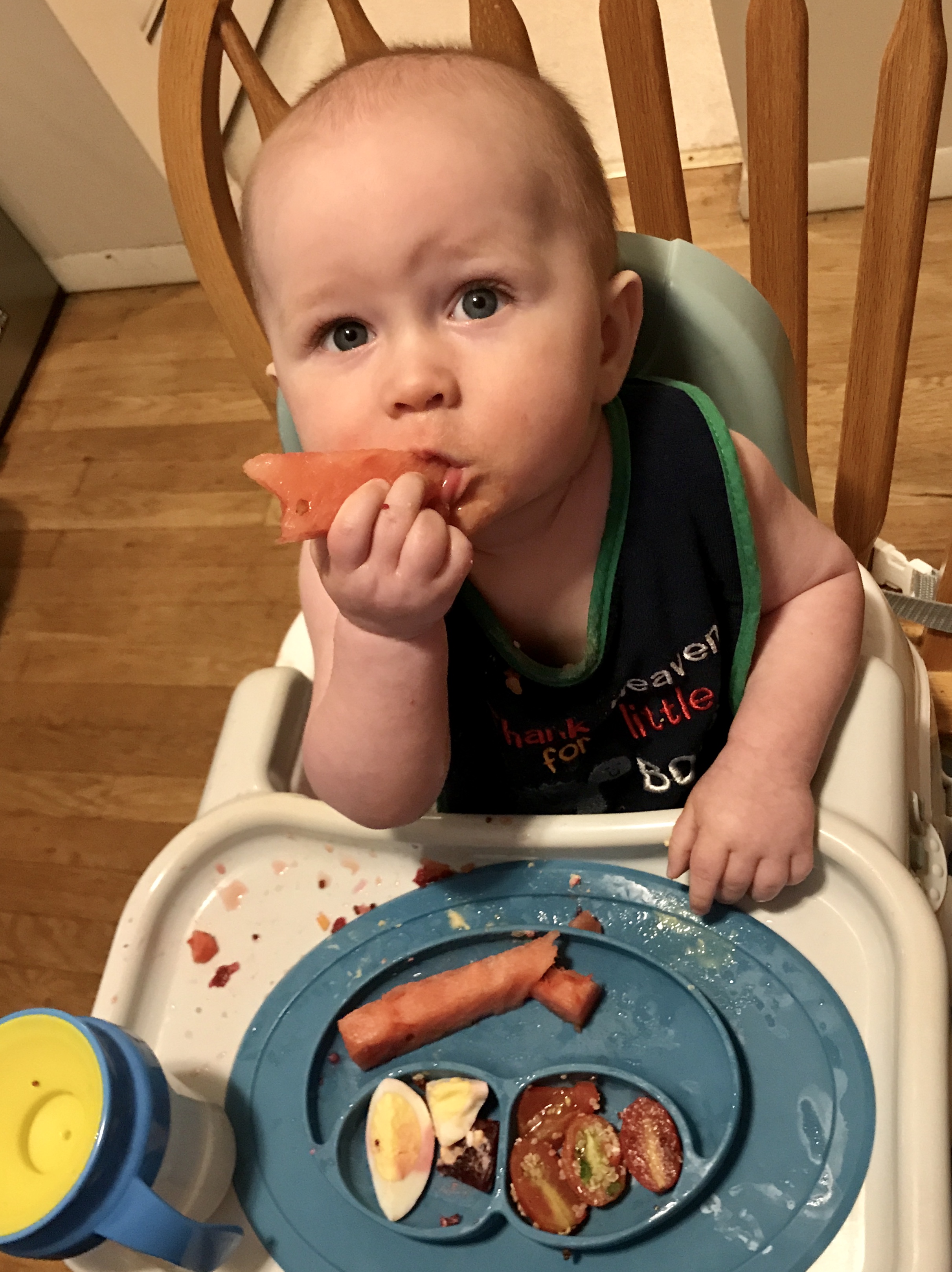 Jonah is 20 months old and loves to eat!