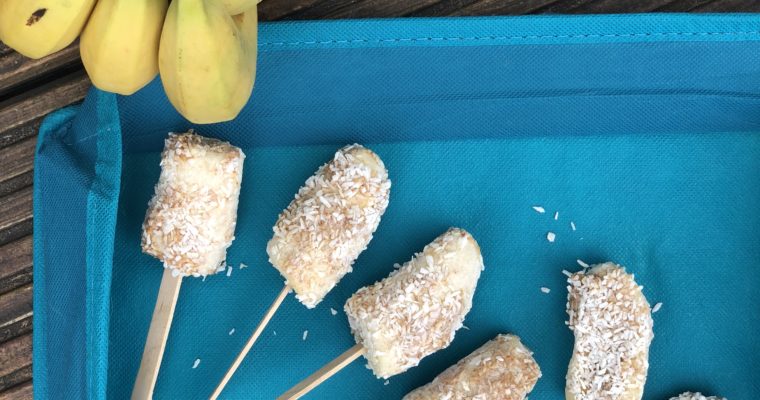 Healthy Banana-NUT Pops