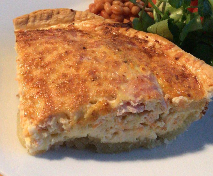 Simple Salmon Quiche