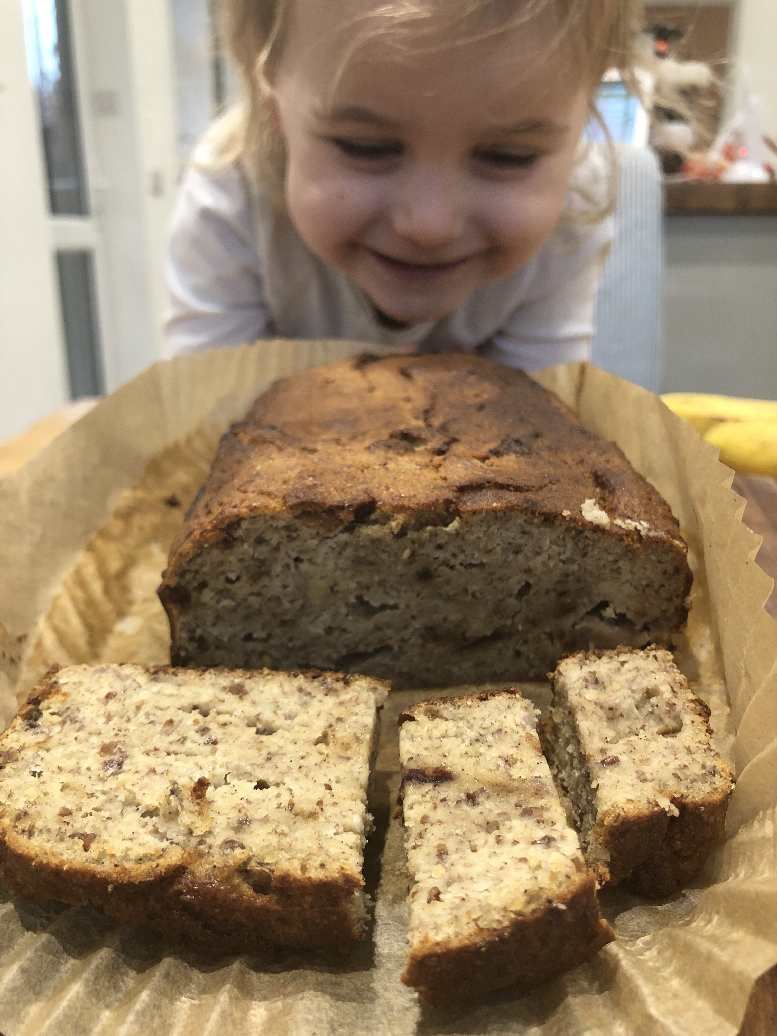 Easy Banana Bread (Gluten Free & dairy free)