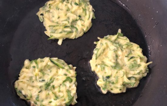 Green Fritters (4 ingredients)