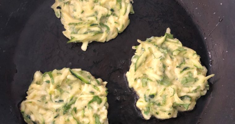 Green Fritters (4 ingredients)