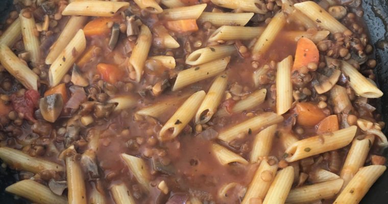 Lentil Bolognese (Vegan)