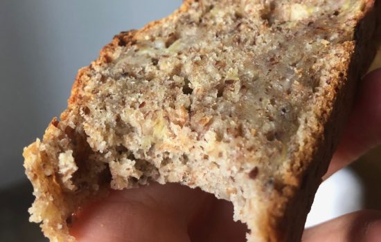 Easy Banana Bread (no egg, no dairy)