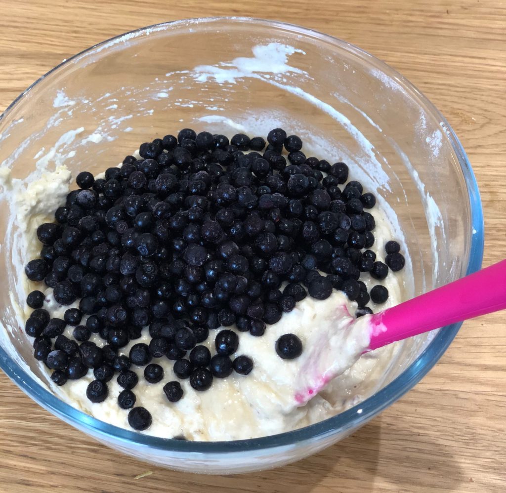 vegan blueberry muffins